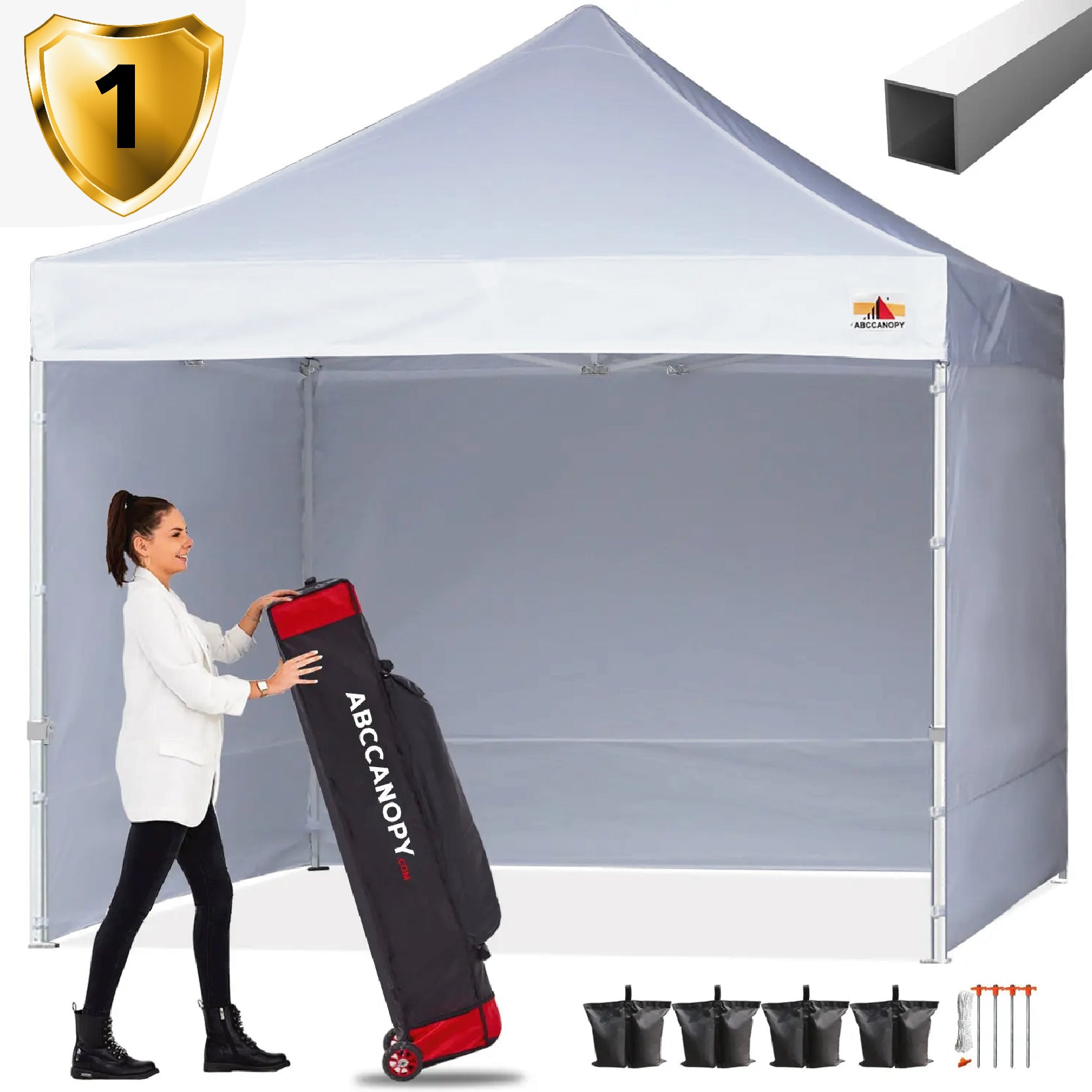 ABCCANOPY S1 Nova Base™-Lite Pop Up Canopy Tent with Sidewalls