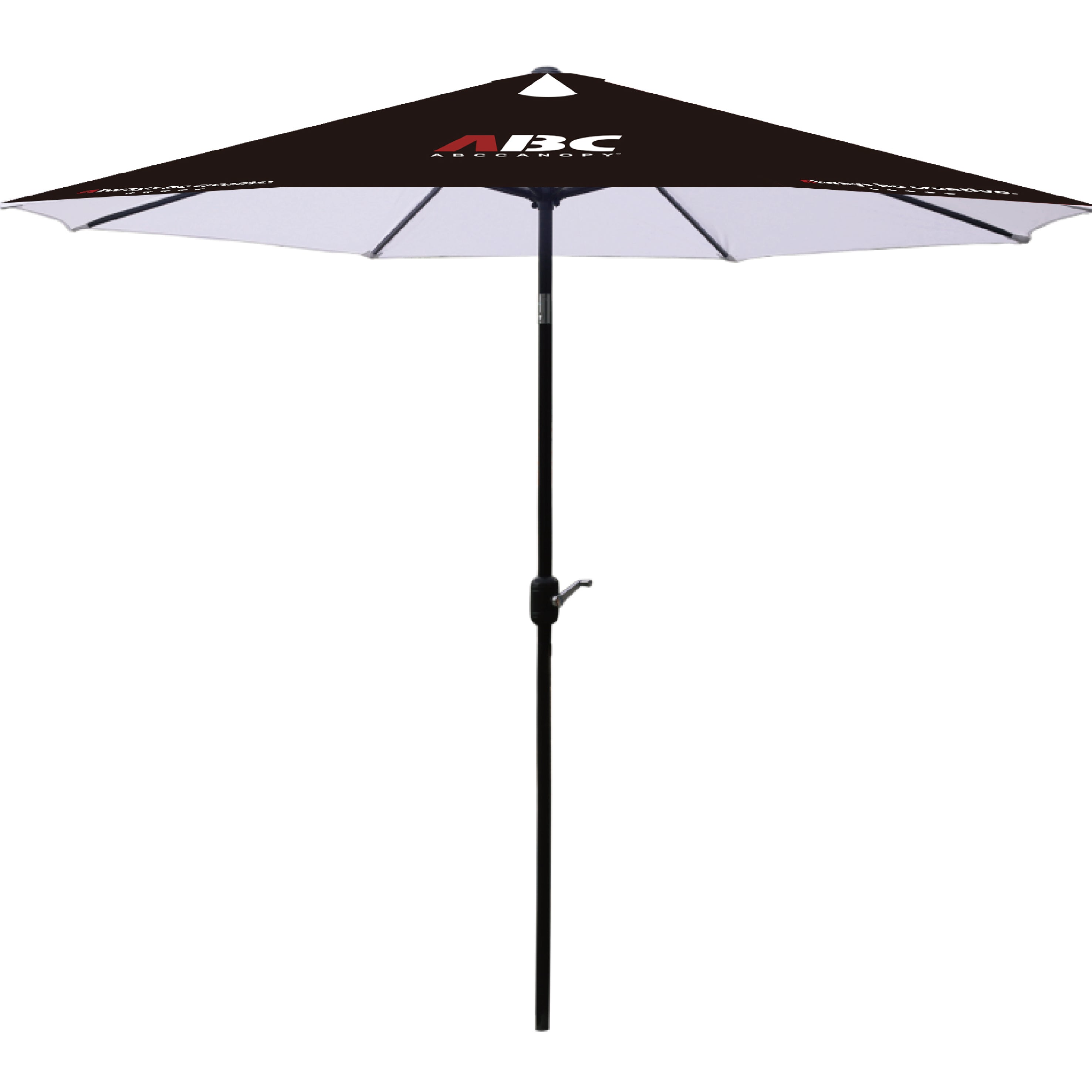 black 9 ft patio umbrella ABCCANOPY Custom Outdoor Patio Umbrella 7.5FT/9FT/10FT Center-Post Umbrella / 9FT