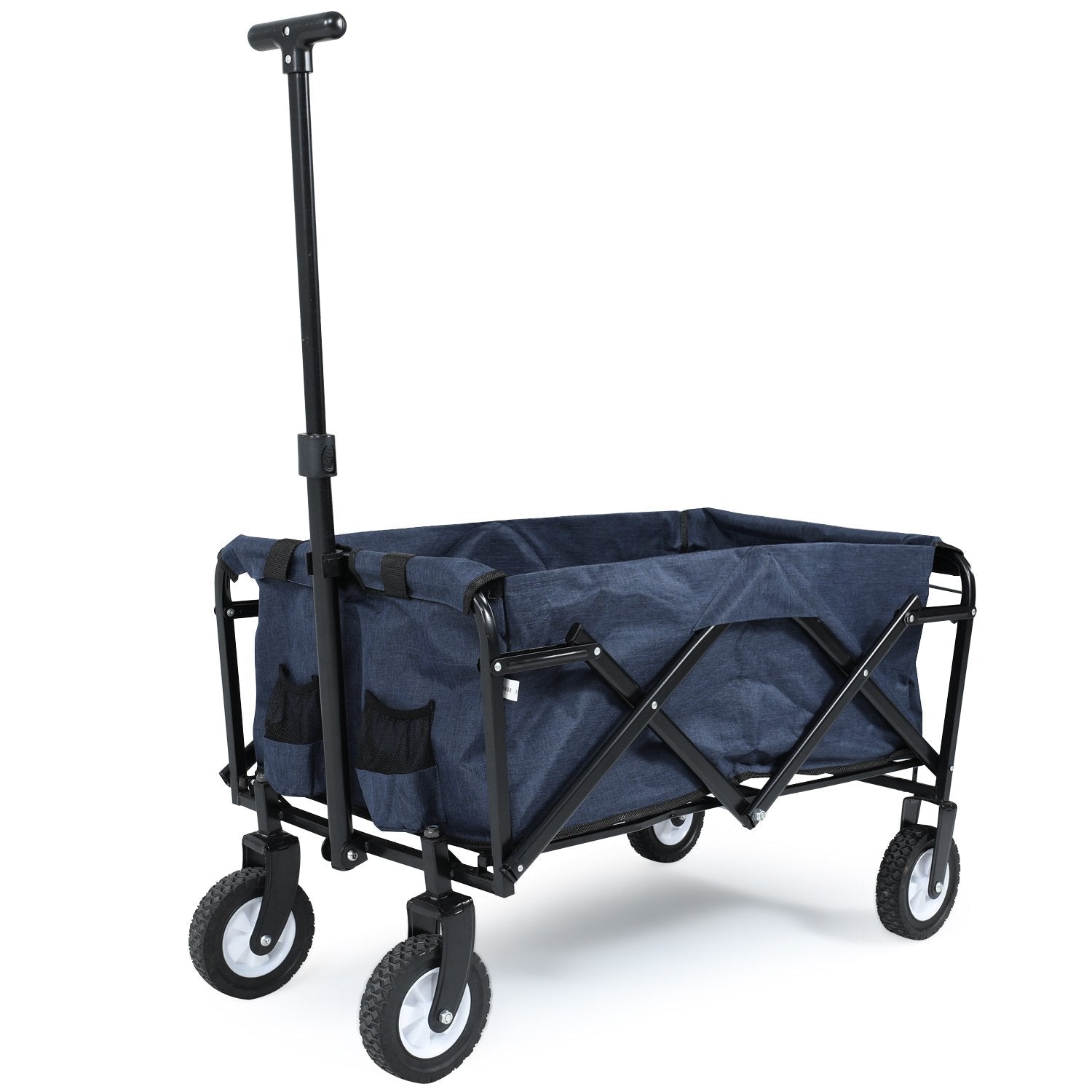 Folding Collapsible Utility Wagon Cart Outdoor Garden Shopping Camping Cart