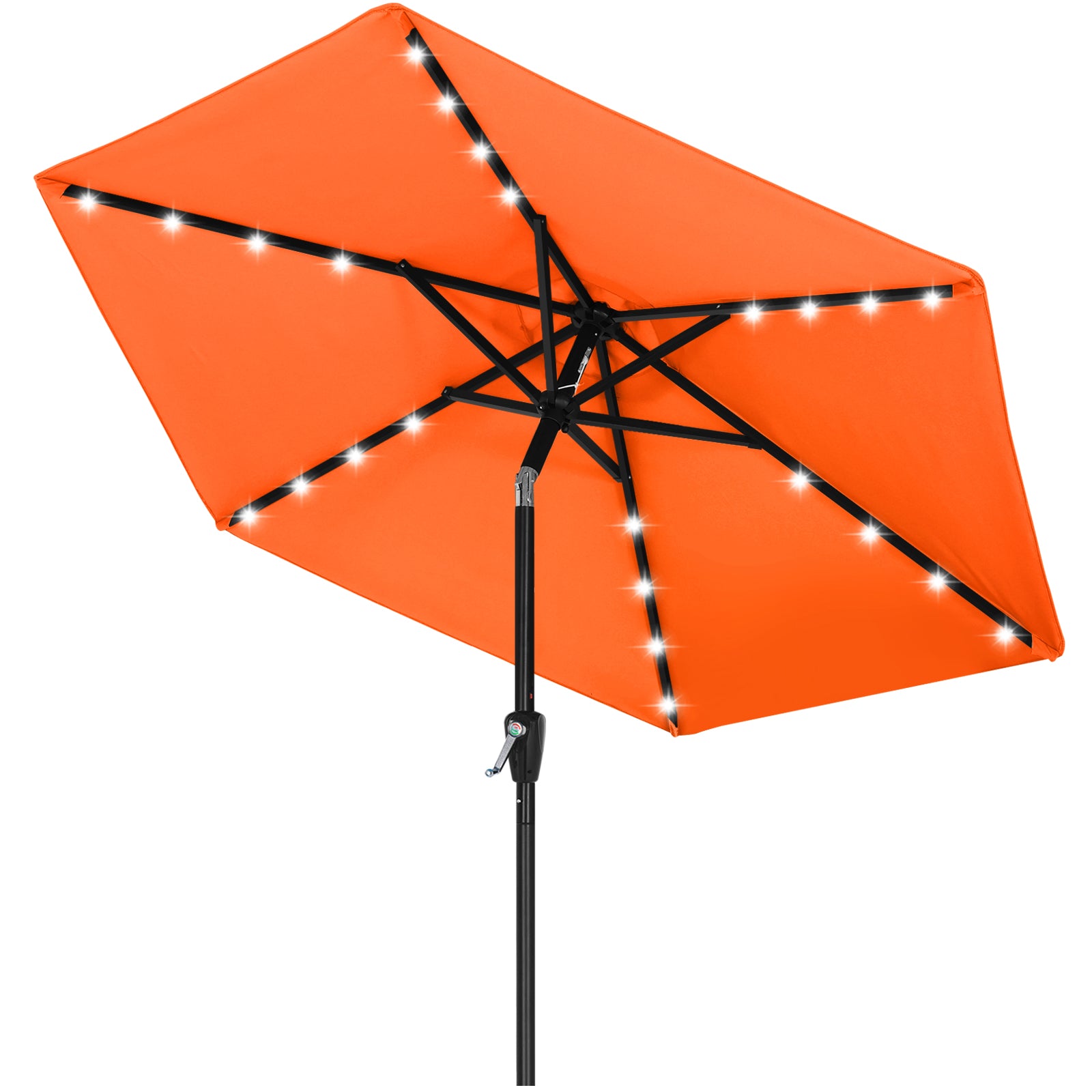 ABCCANOPY Durable Solar Led Patio Umbrellas with 32LED Lights 75FT (Turquoise)