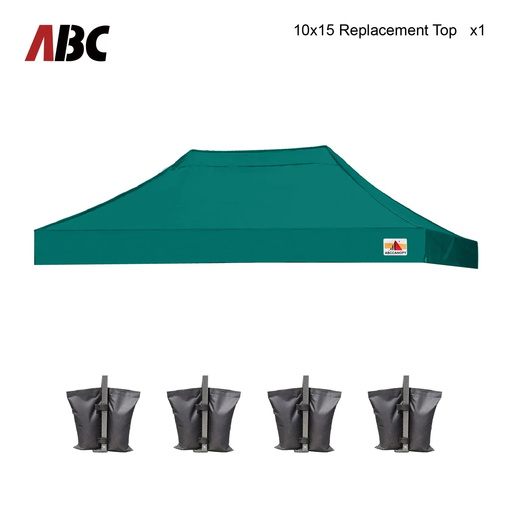 ABCCANOPY Replacement Top Cover for 8x8/10x10/10x15/10x20