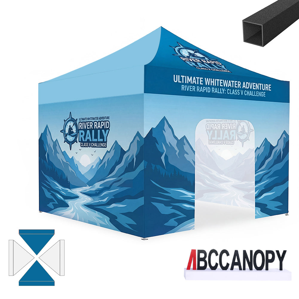 ABCCANOPY Custom Canopy Tent Pop Up Shelter (S1 Nova Base™-Lite) - 10x10, 10x15, 10x20