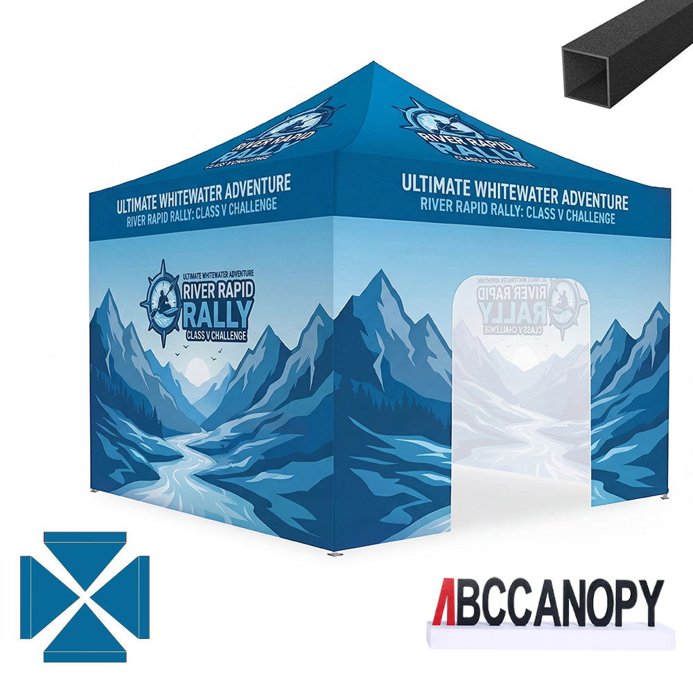 ABCCANOPY Custom Canopy Tent Pop Up Shelter (S1 Nova Base™-Lite) - 10x10, 10x15, 10x20
