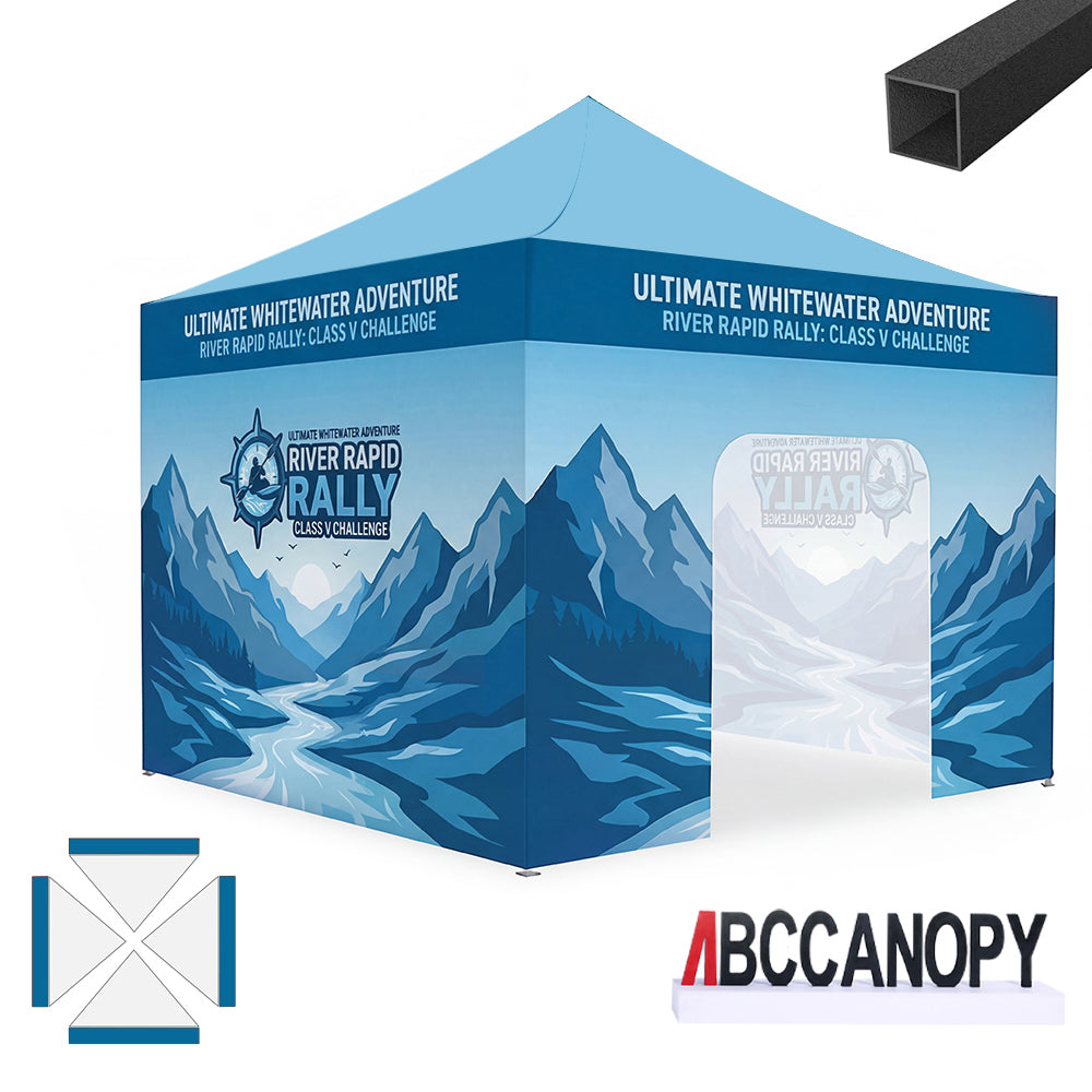ABCCANOPY Custom Canopy Tent Pop Up Shelter (S1 Nova Base™-Lite) - 10x10, 10x15, 10x20