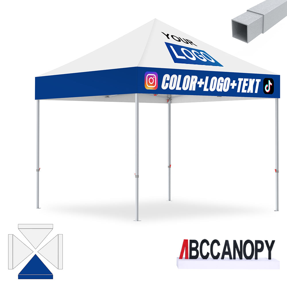 S2 Crux Start™-Core Custom Canopy Tent Square Tube 10x10, 10x15, 10x20