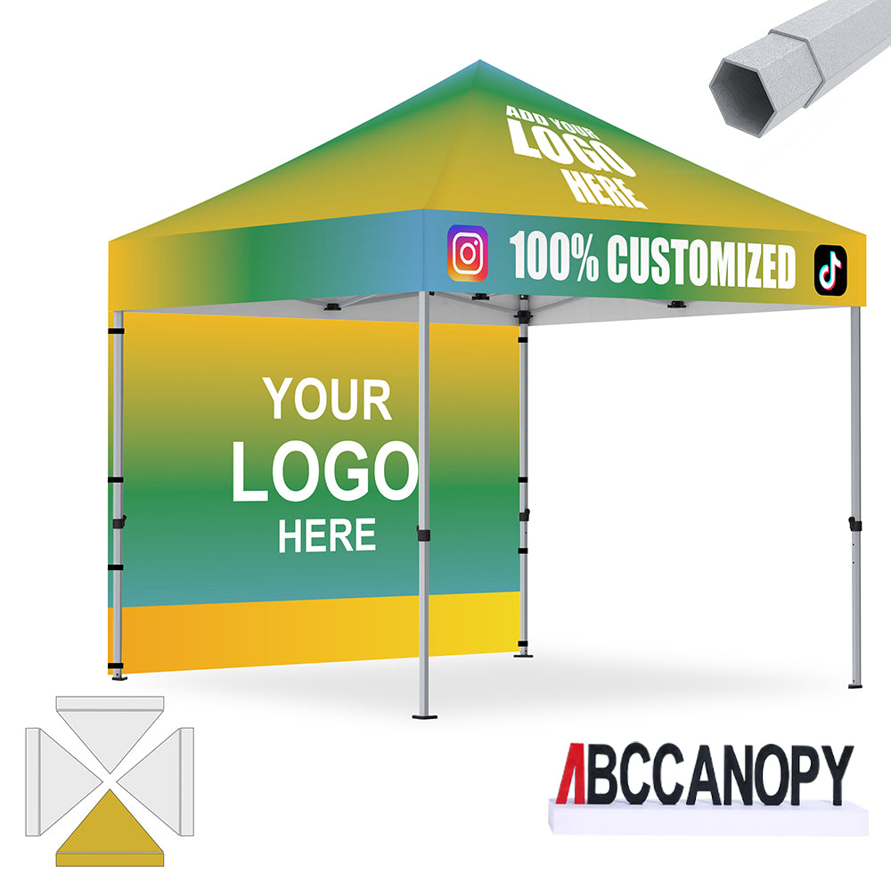 ABCCANOPY 10x10 S1/S2/S3/S4 Professional Super Duty Aluminum Custom Canopy Tent