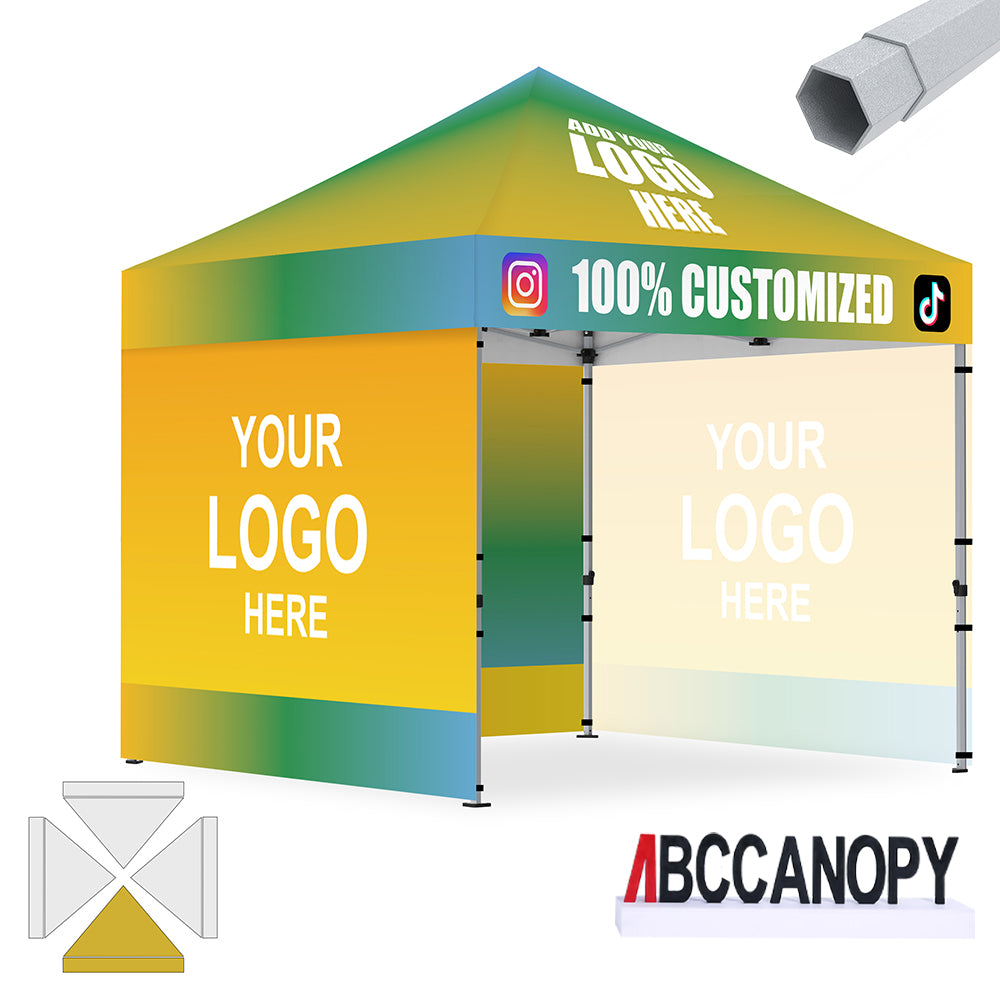 ABCCANOPY 10x10 S1/S2/S3/S4 Professional Super Duty Aluminum Custom Canopy Tent