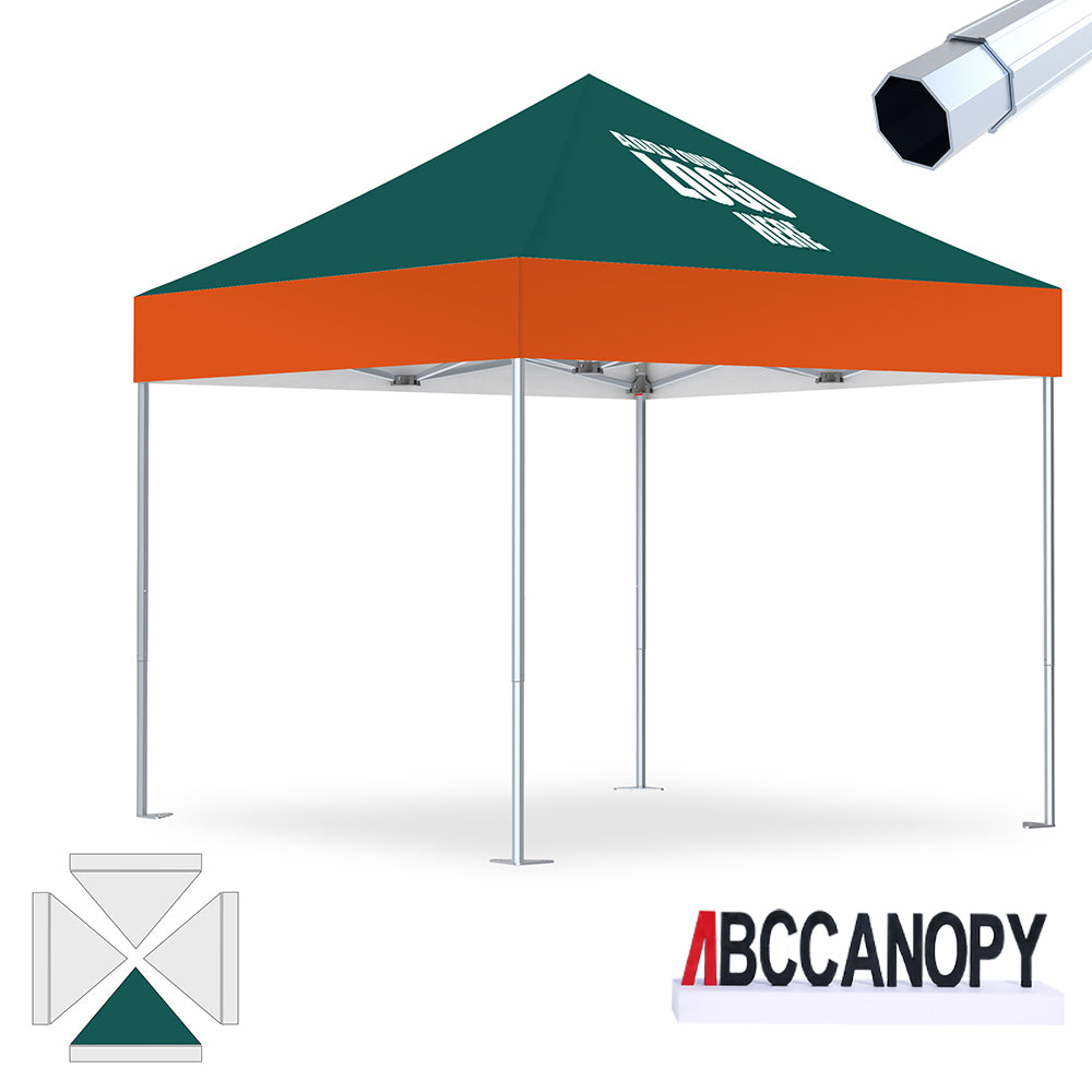 ABCCANOPY Custom Canopy Tent Aluminum Pop Up Shelter (S3, S4) - 10x10