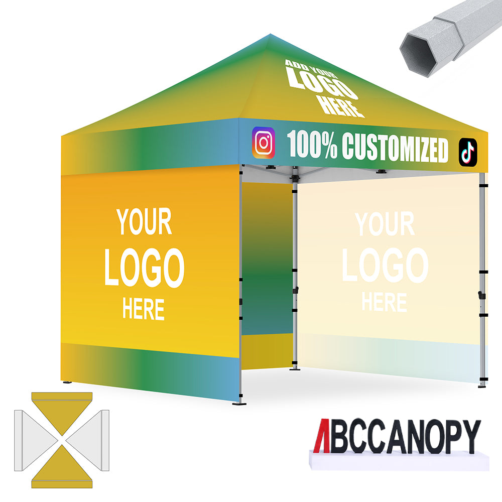 ABCCANOPY 10x10 S1/S2/S3/S4 Professional Super Duty Aluminum Custom Canopy Tent