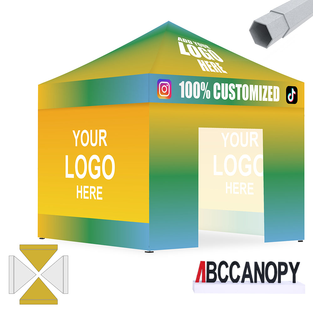 ABCCANOPY 10x10 S1/S2/S3/S4 Professional Super Duty Aluminum Custom Canopy Tent