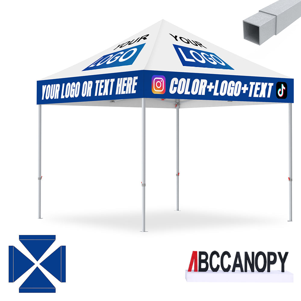 S2 Crux Start™-Core Custom Canopy Tent Square Tube 10x10, 10x15, 10x20