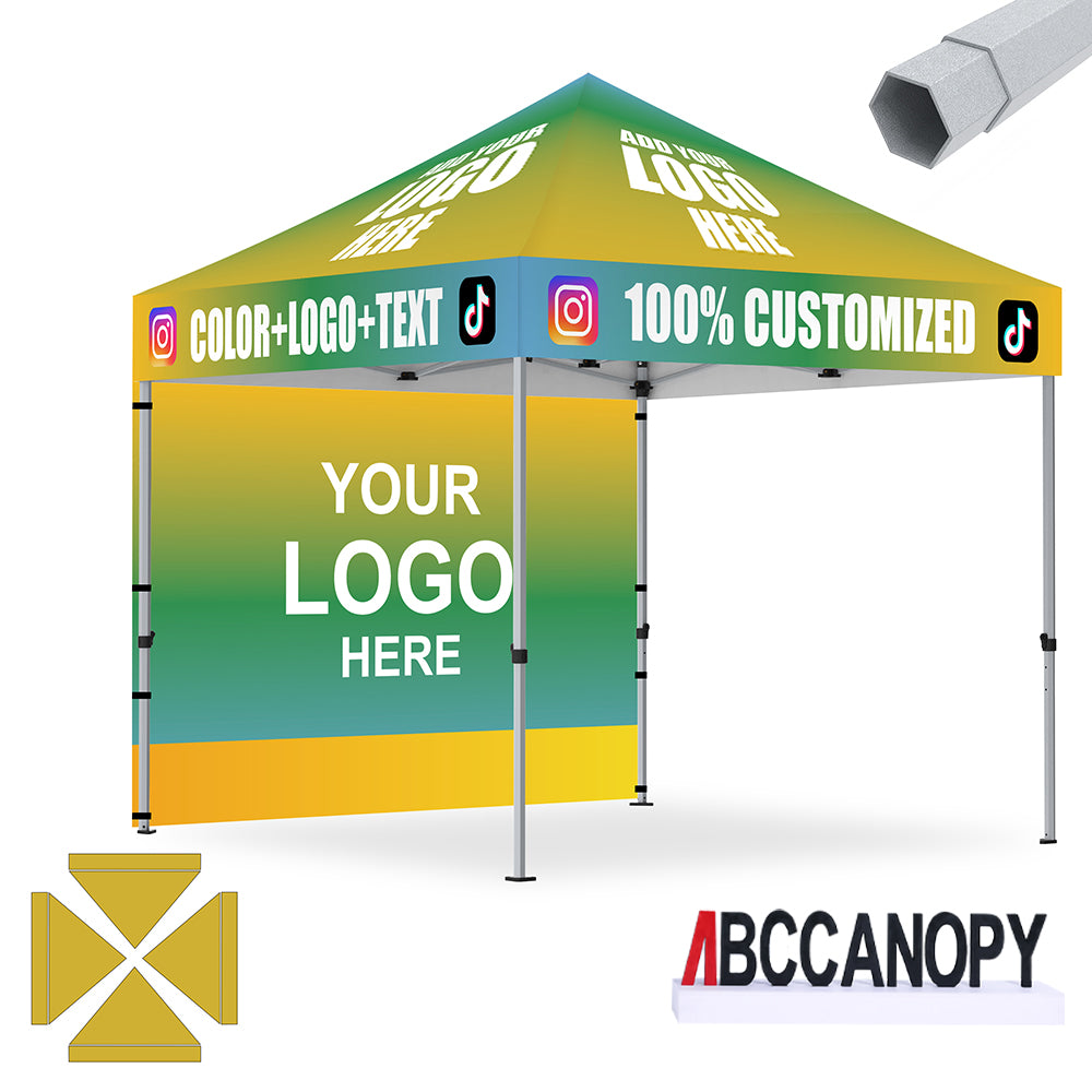 ABCCANOPY 10x10 S1/S2/S3/S4 Professional Super Duty Aluminum Custom Canopy Tent