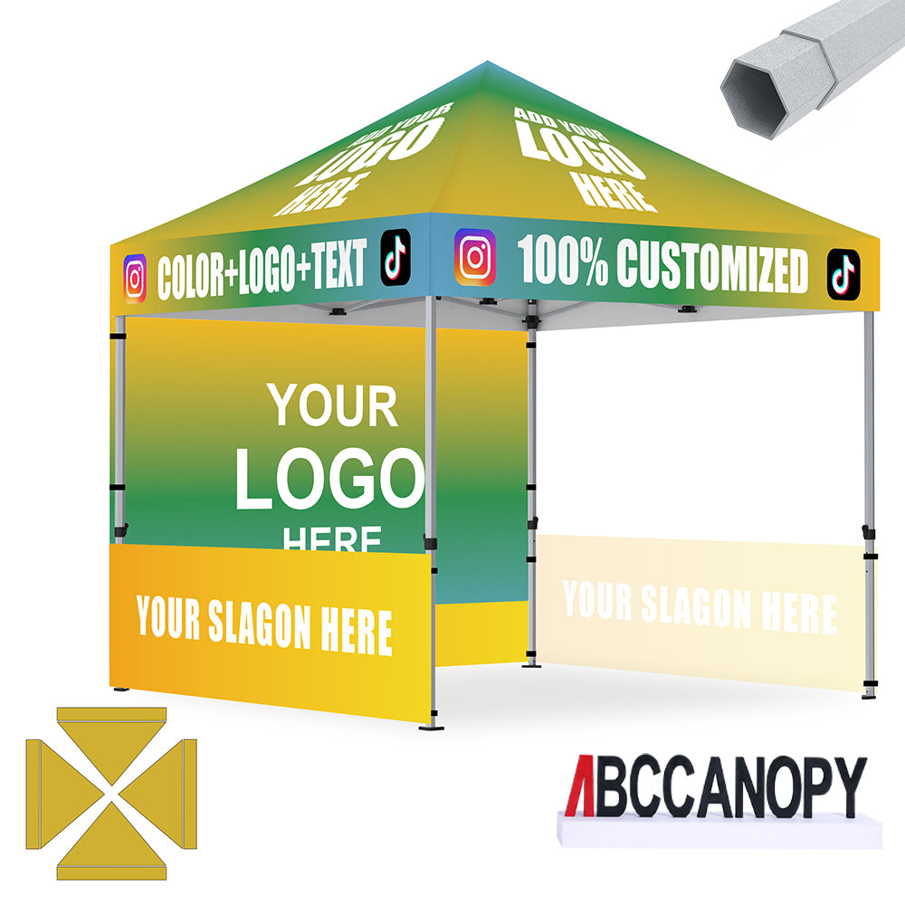 ABCCANOPY 10x10 S1/S2/S3/S4 Professional Super Duty Aluminum Custom Canopy Tent