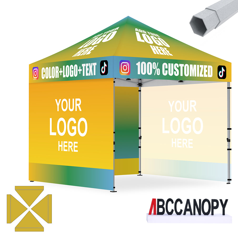 ABCCANOPY 10x10 S1/S2/S3/S4 Professional Super Duty Aluminum Custom Canopy Tent
