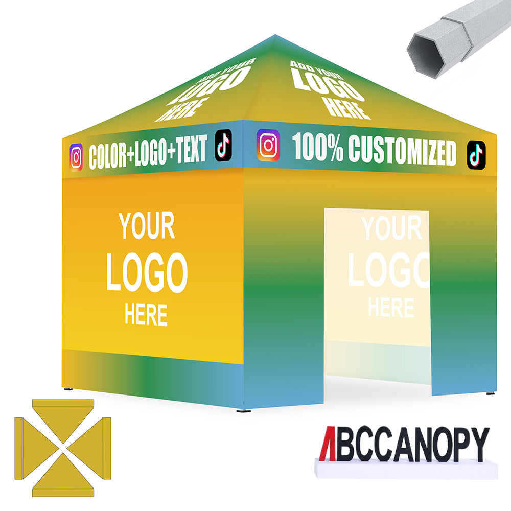 ABCCANOPY 10x10 S1/S2/S3/S4 Professional Super Duty Aluminum Custom Canopy Tent