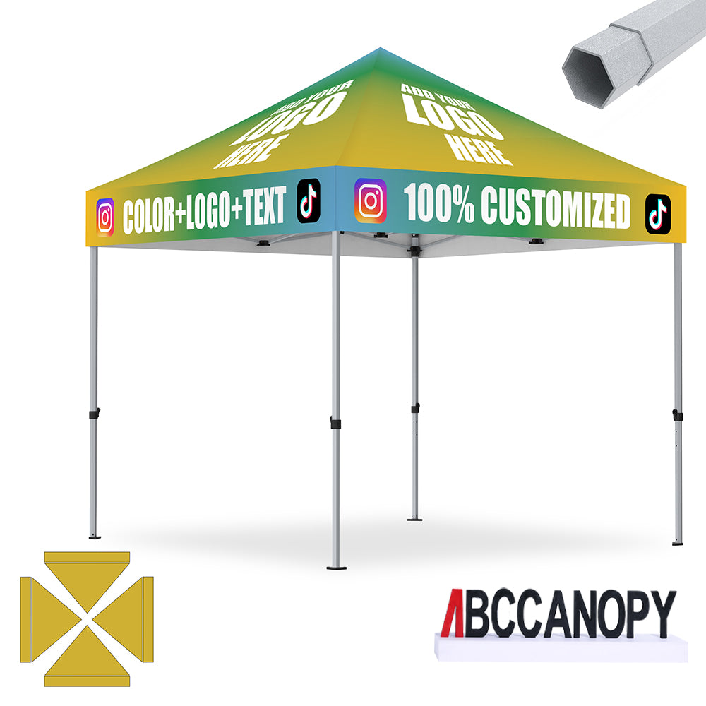 ABCCANOPY 10x10 S1/S2/S3/S4 Professional Super Duty Aluminum Custom Canopy Tent