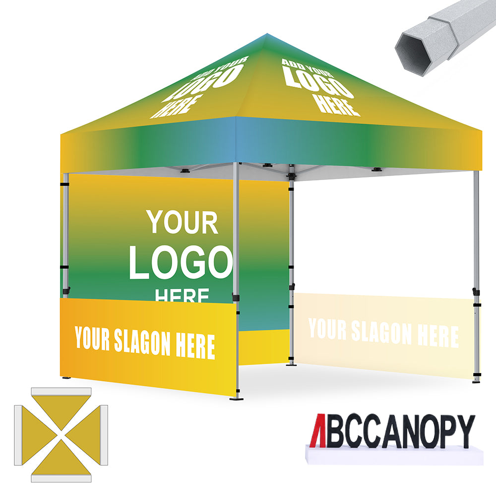 ABCCANOPY 10x10 S1/S2/S3/S4 Professional Super Duty Aluminum Custom Canopy Tent