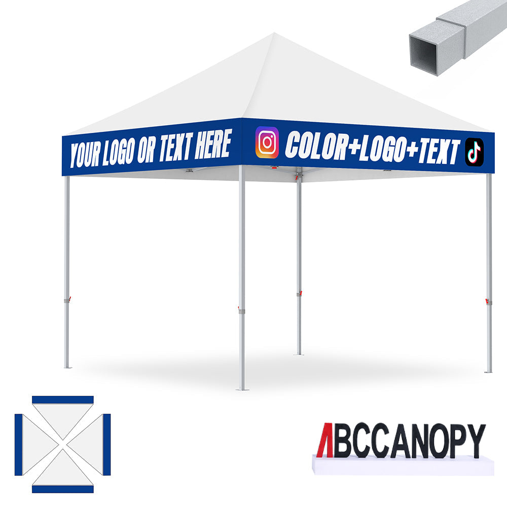 S2 Crux Start™-Core Custom Canopy Tent Square Tube 10x10, 10x15, 10x20