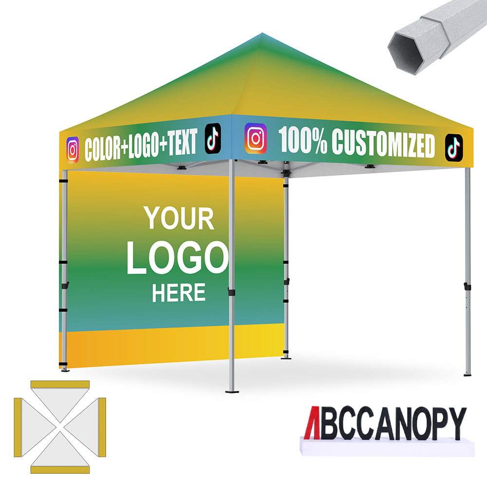 ABCCANOPY 10x10 S1/S2/S3/S4 Professional Super Duty Aluminum Custom Canopy Tent