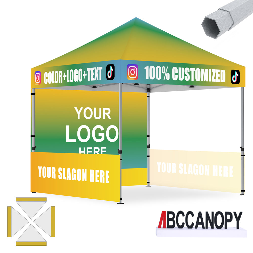 ABCCANOPY 10x10 S1/S2/S3/S4 Professional Super Duty Aluminum Custom Canopy Tent