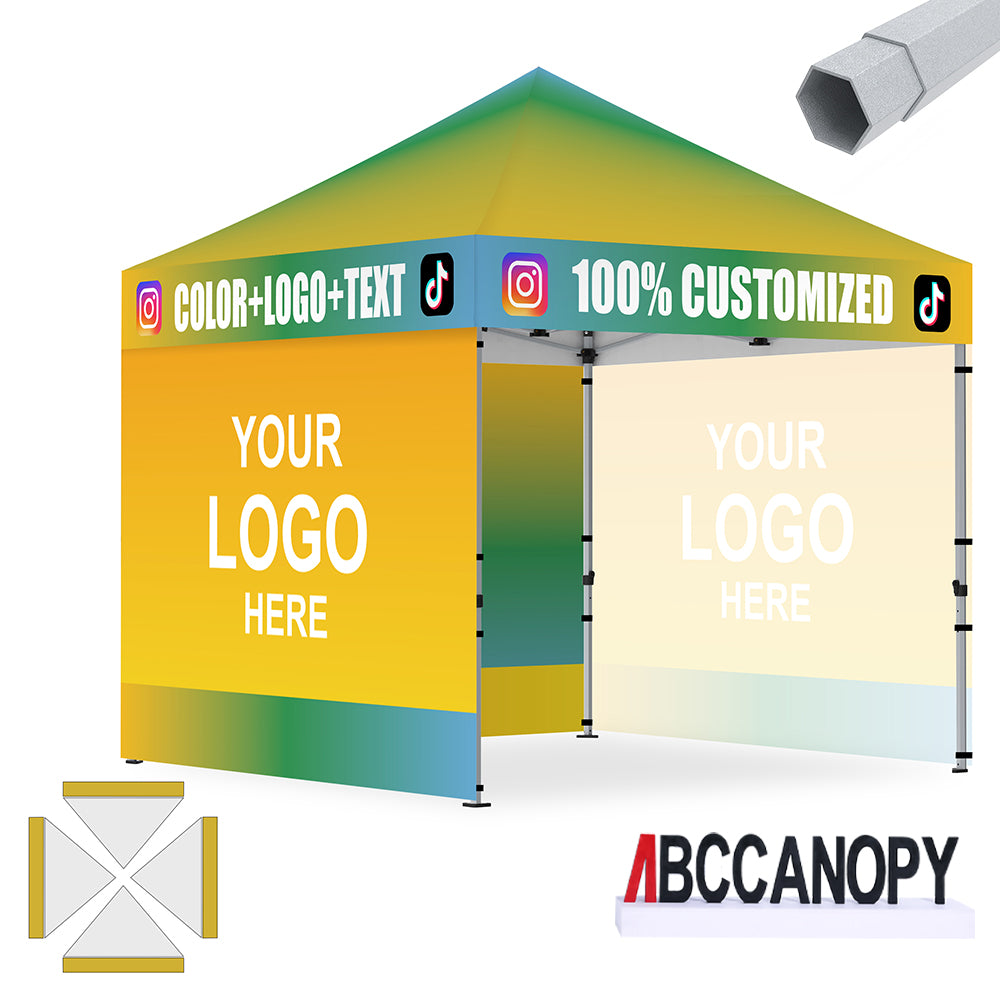 ABCCANOPY 10x10 S1/S2/S3/S4 Professional Super Duty Aluminum Custom Canopy Tent
