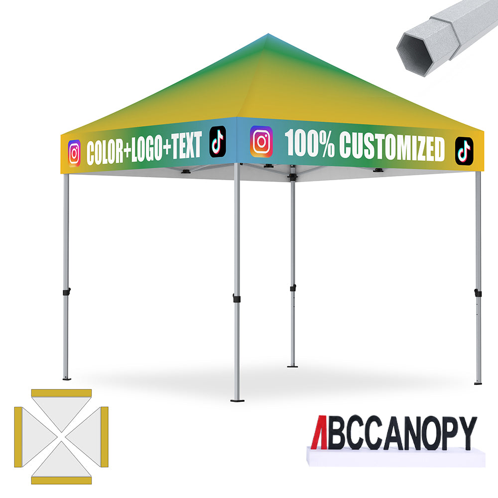 ABCCANOPY 10x10 S1/S2/S3/S4 Professional Super Duty Aluminum Custom Canopy Tent