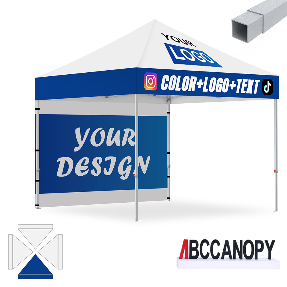 S2 Crux Start™-Core Custom Canopy Tent Square Tube 10x10, 10x15, 10x20