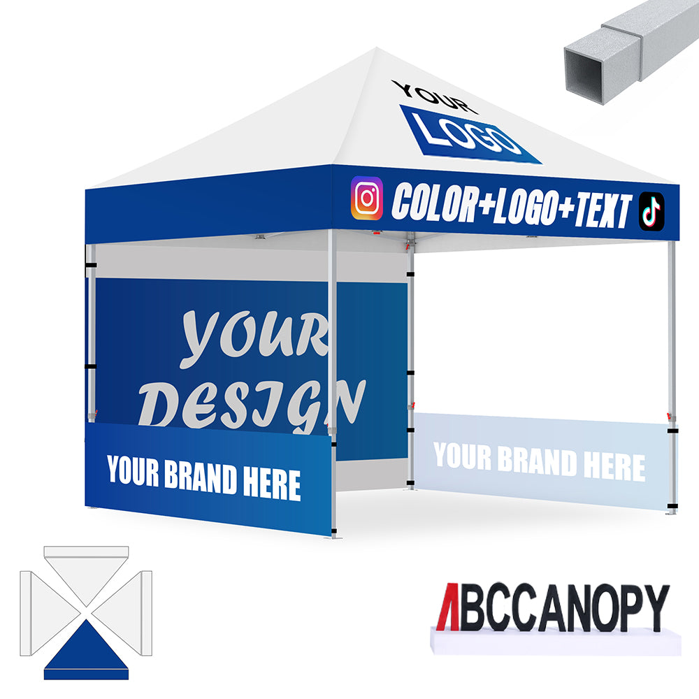 S2 Crux Start™-Core Custom Canopy Tent Square Tube 10x10, 10x15, 10x20