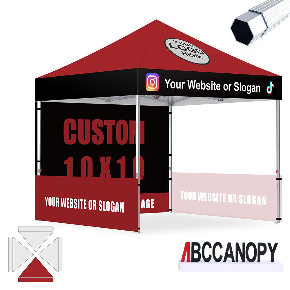 S3 BenchMark Brio™ Fort Custom Aluminum Canopy 10x10, 10x15, 10x20