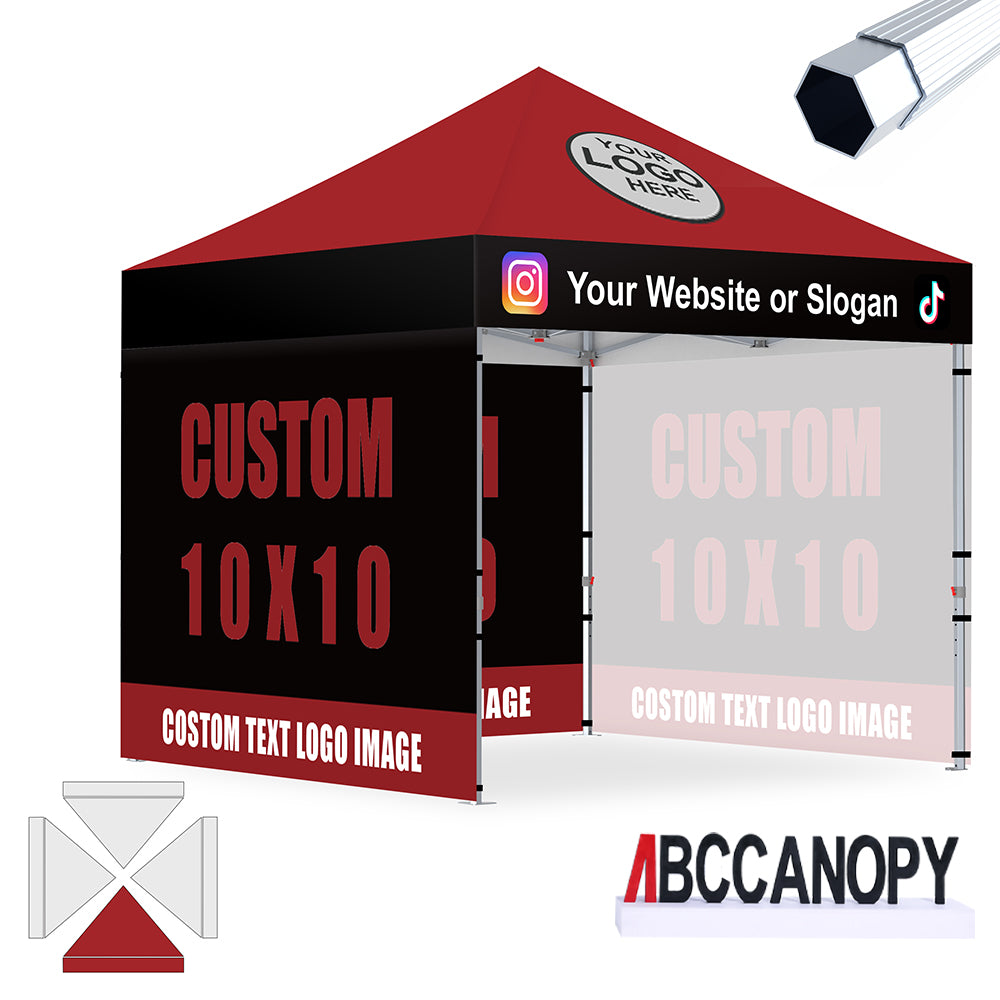 S3 BenchMark Brio™ Fort Custom Aluminum Canopy 10x10, 10x15, 10x20