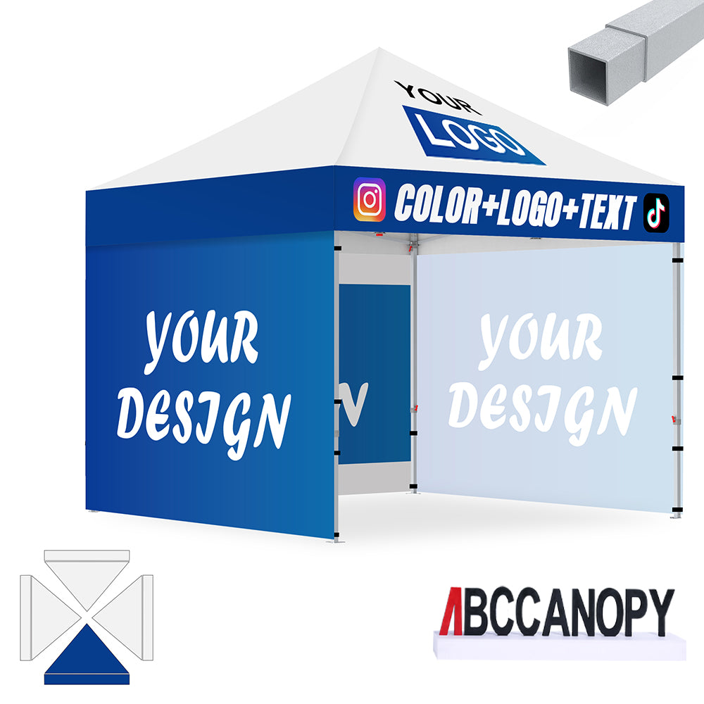 S2 Crux Start™-Core Custom Canopy Tent Square Tube 10x10, 10x15, 10x20