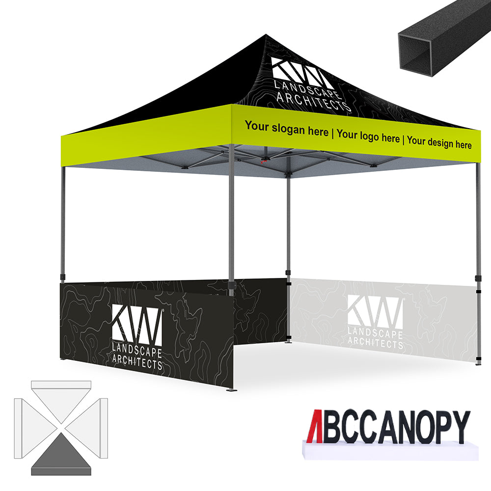 ABCCANOPY 10x10 S1/S2/S3/S4 Professional Super Duty Aluminum Custom Canopy Tent
