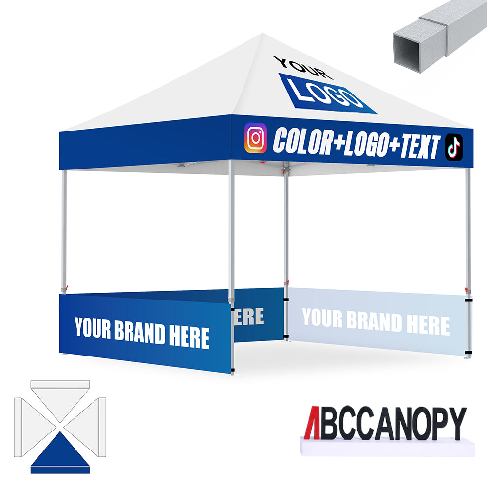 S2 Crux Start™-Core Custom Canopy Tent Square Tube 10x10, 10x15, 10x20