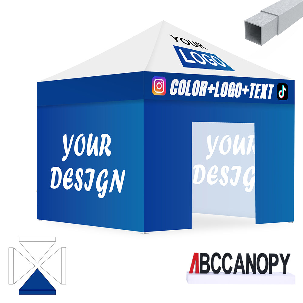 S2 Crux Start™-Core Custom Canopy Tent Square Tube 10x10, 10x15, 10x20