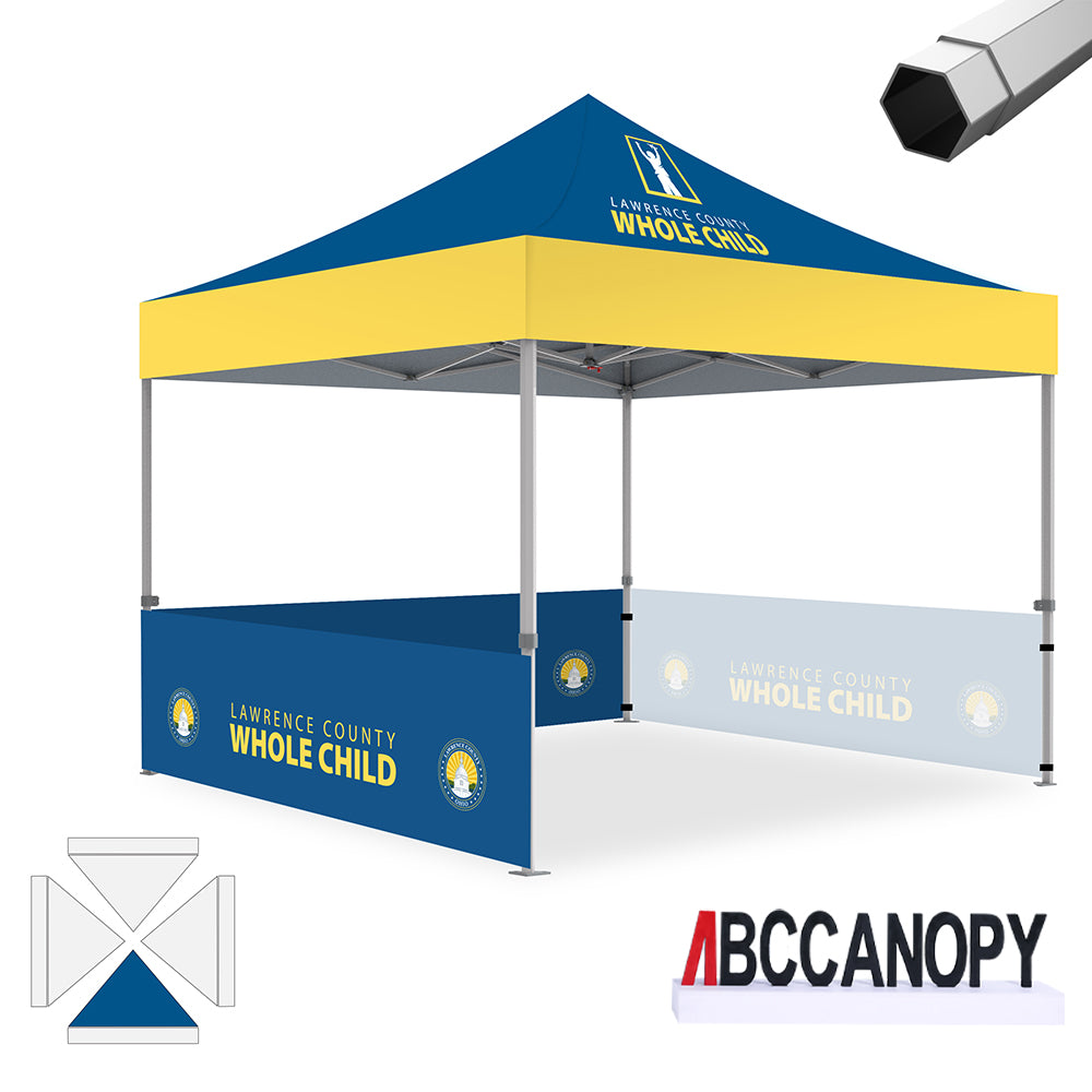 ABCCANOPY 10x10 S1/S2/S3/S4 Professional Super Duty Aluminum Custom Canopy Tent