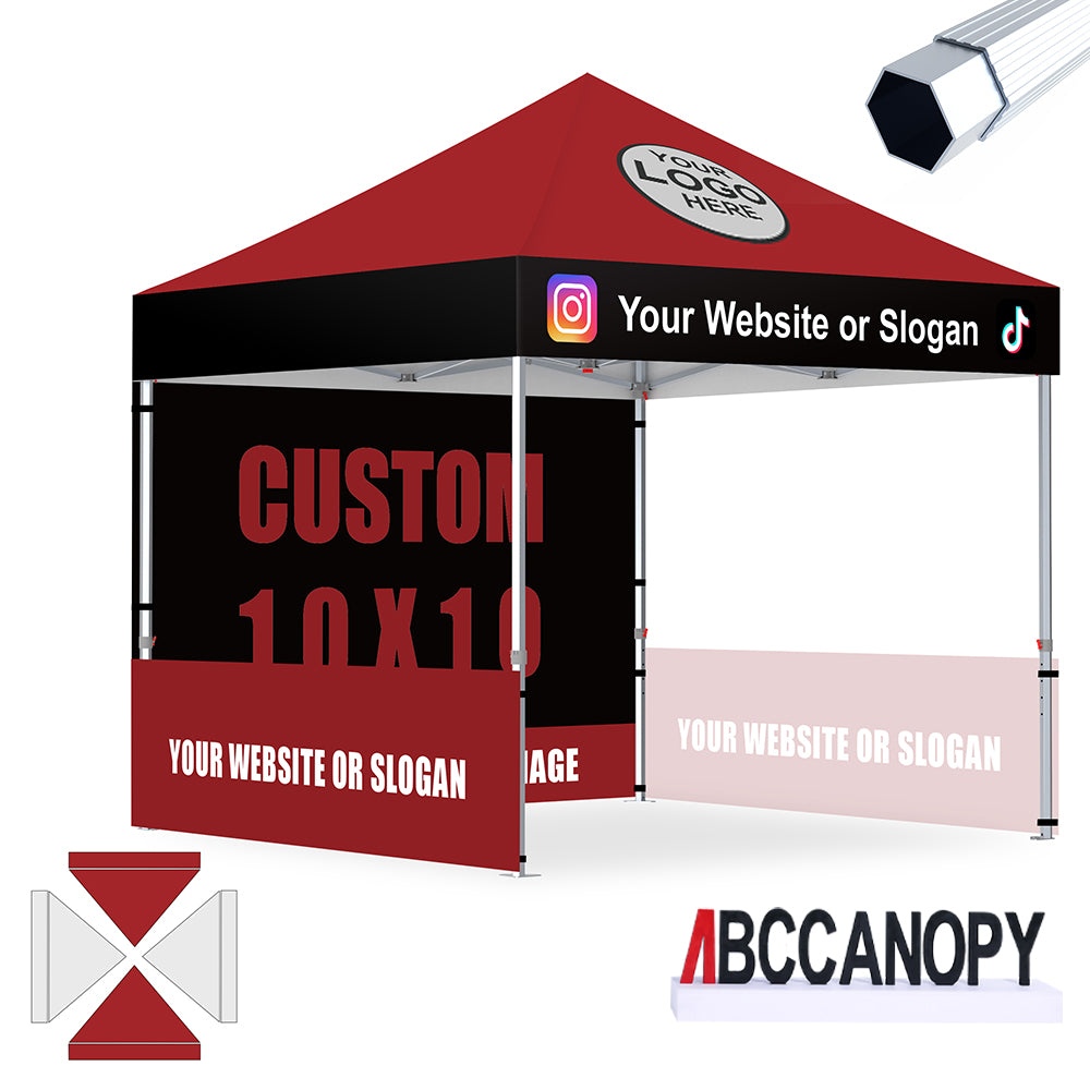 S3 BenchMark Brio™ Fort Custom Aluminum Canopy 10x10, 10x15, 10x20