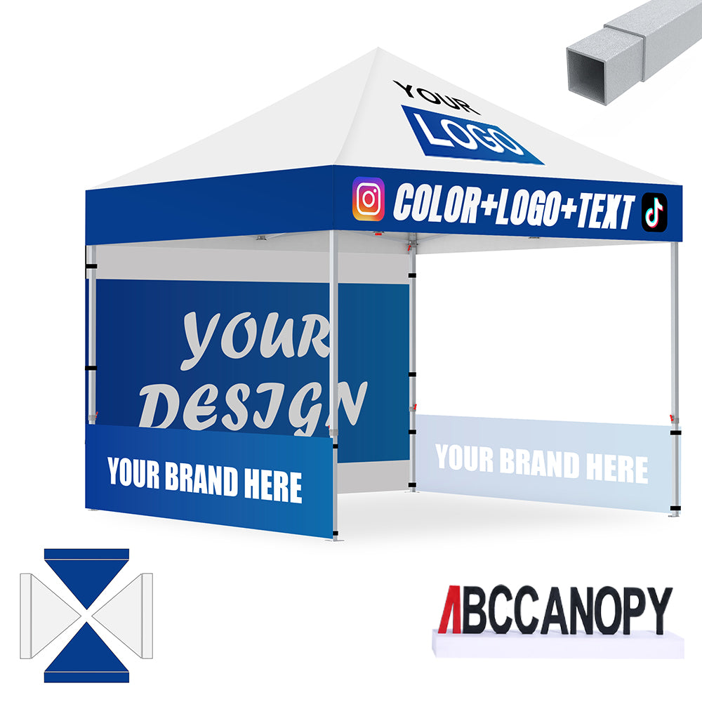S2 Crux Start™-Core Custom Canopy Tent Square Tube 10x10, 10x15, 10x20