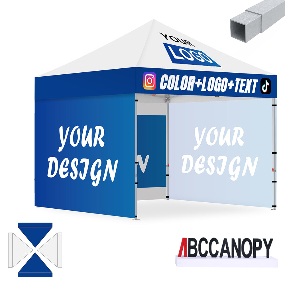 S2 Crux Start™-Core Custom Canopy Tent Square Tube 10x10, 10x15, 10x20