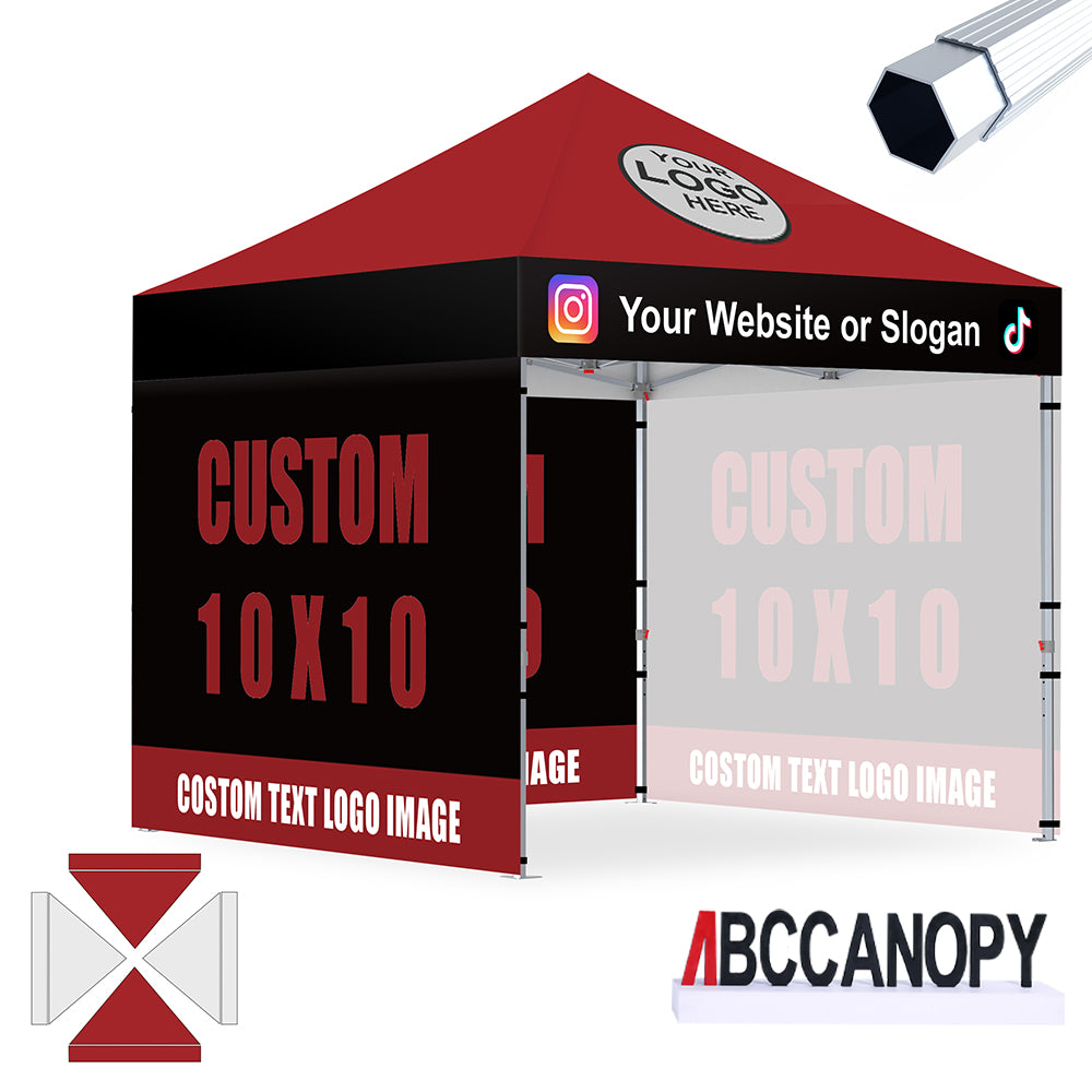 S3 BenchMark Brio™ Fort Custom Aluminum Canopy 10x10, 10x15, 10x20