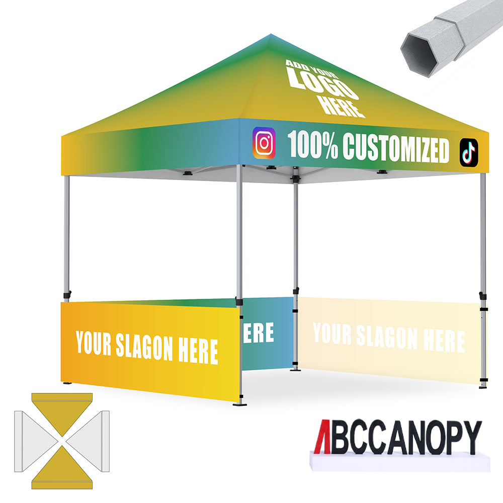 ABCCANOPY 10x10 S1/S2/S3/S4 Professional Super Duty Aluminum Custom Canopy Tent