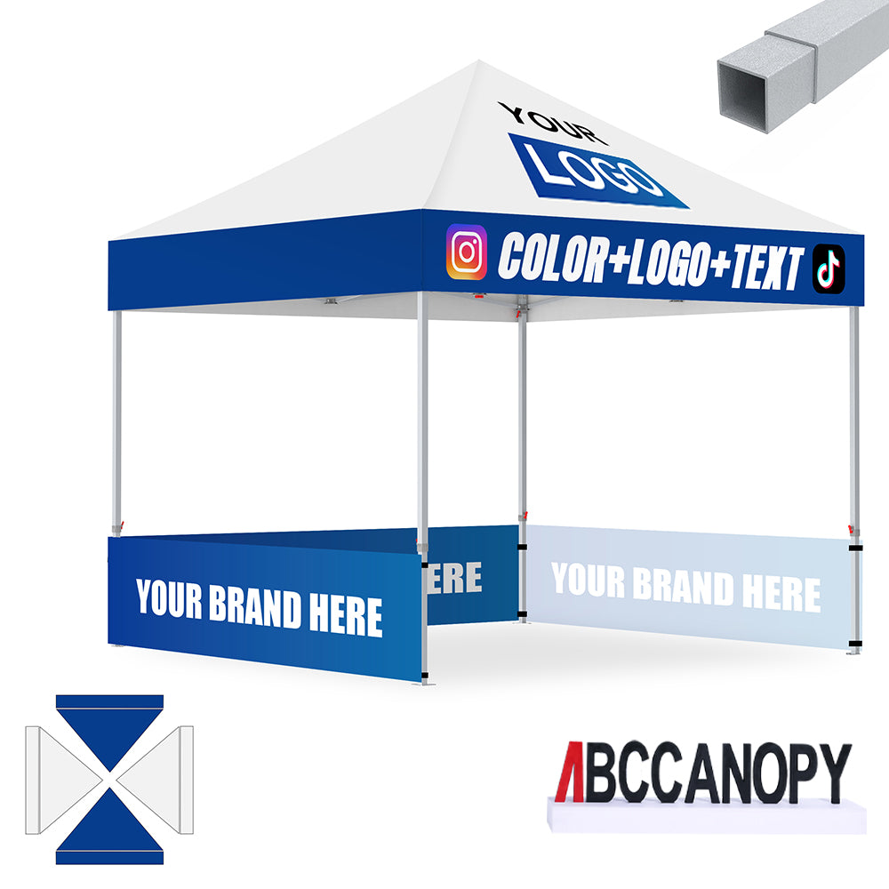 S2 Crux Start™-Core Custom Canopy Tent Square Tube 10x10, 10x15, 10x20