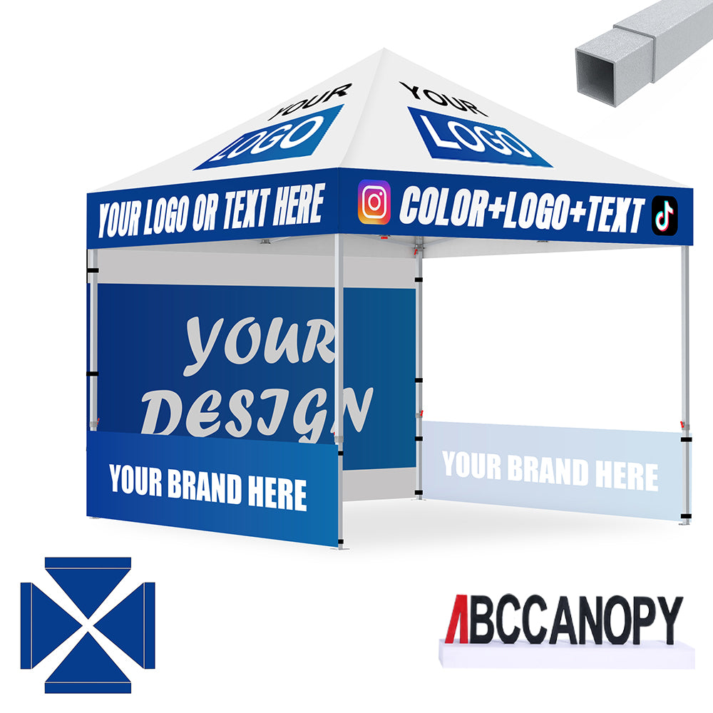 S2 Crux Start™-Core Custom Canopy Tent Square Tube 10x10, 10x15, 10x20
