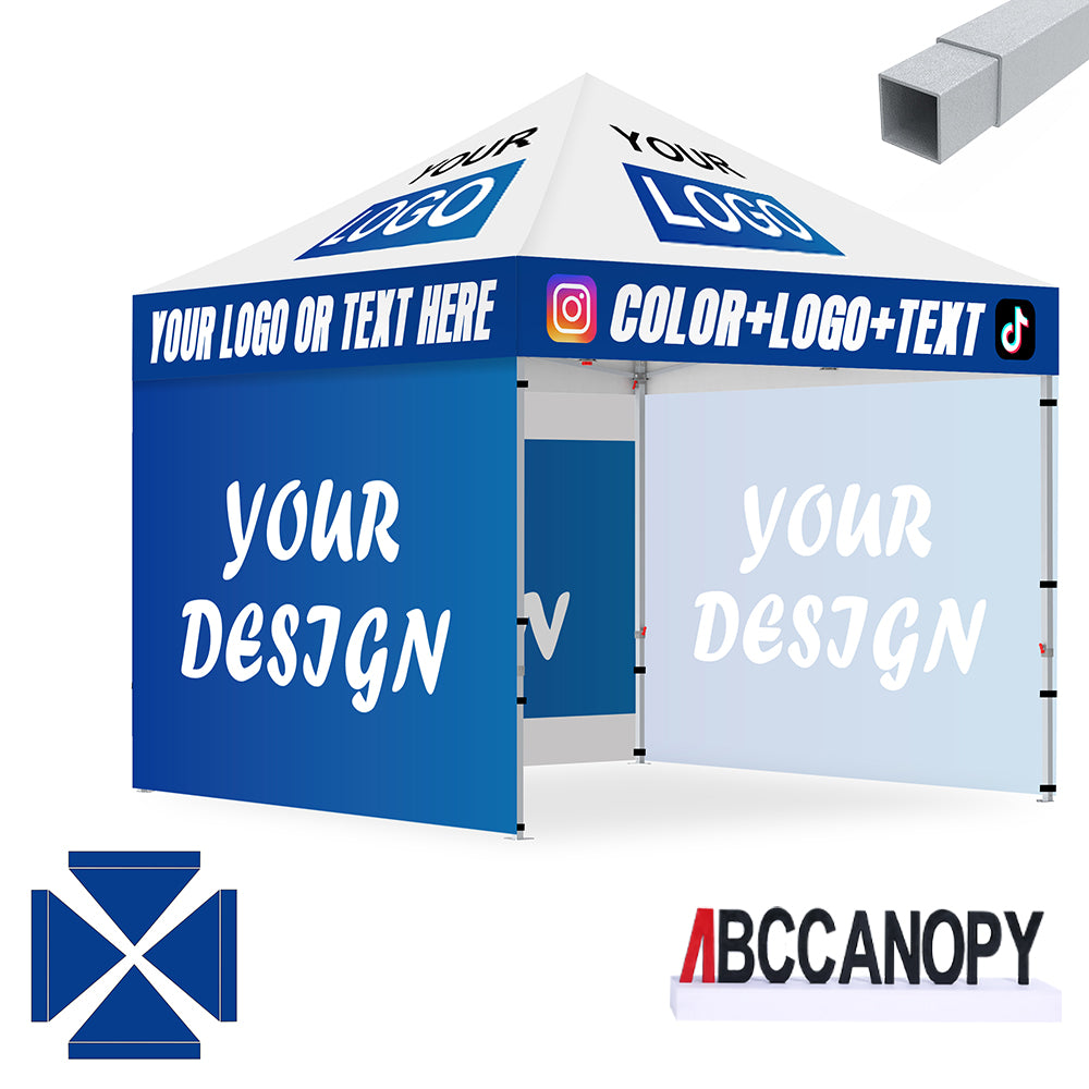 S2 Crux Start™-Core Custom Canopy Tent Square Tube 10x10, 10x15, 10x20