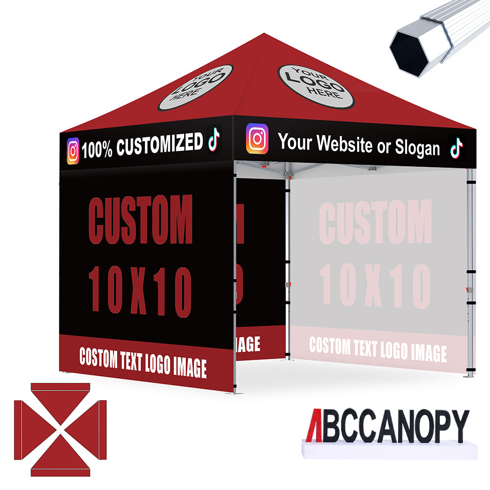 S3 BenchMark Brio™ Fort Custom Aluminum Canopy 10x10, 10x15, 10x20