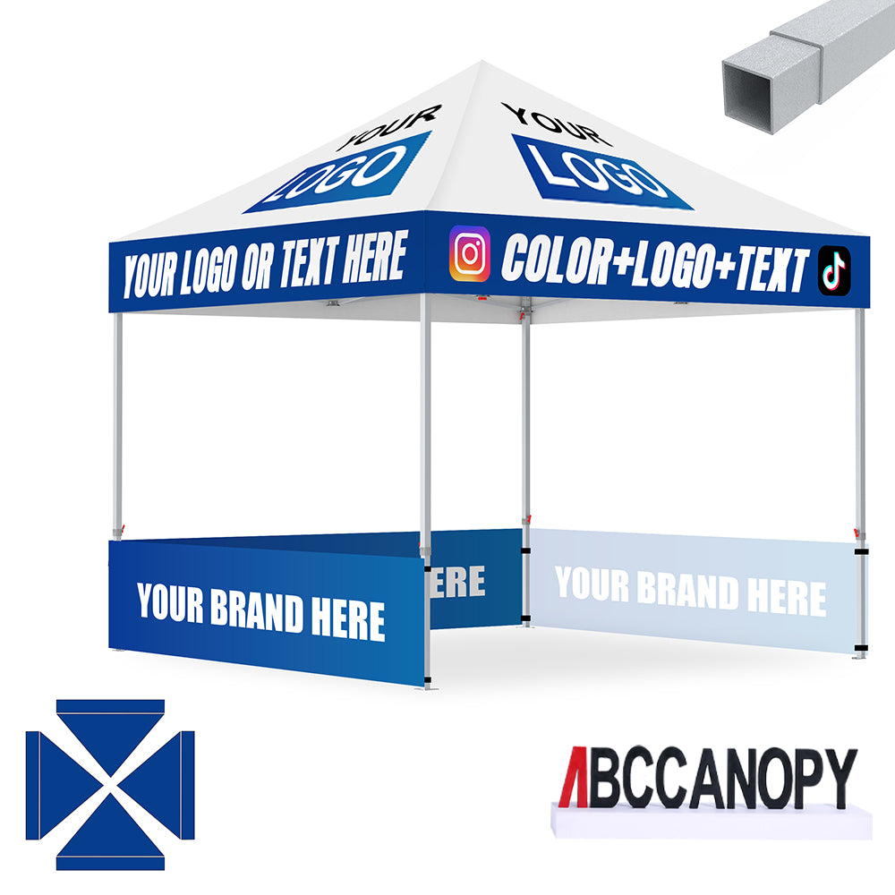 S2 Crux Start™-Core Custom Canopy Tent Square Tube 10x10, 10x15, 10x20