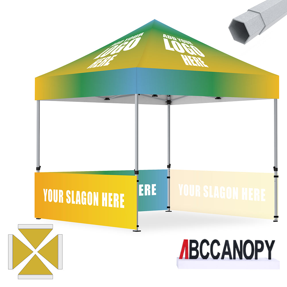 ABCCANOPY 10x10 S1/S2/S3/S4 Professional Super Duty Aluminum Custom Canopy Tent