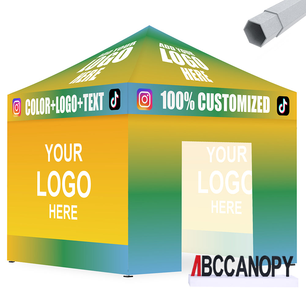 ABCCANOPY 10x10 S1/S2/S3/S4 Professional Super Duty Aluminum Custom Canopy Tent
