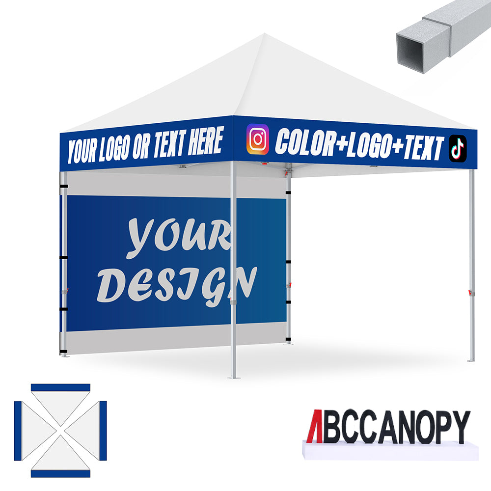 S2 Crux Start™-Core Custom Canopy Tent Square Tube 10x10, 10x15, 10x20