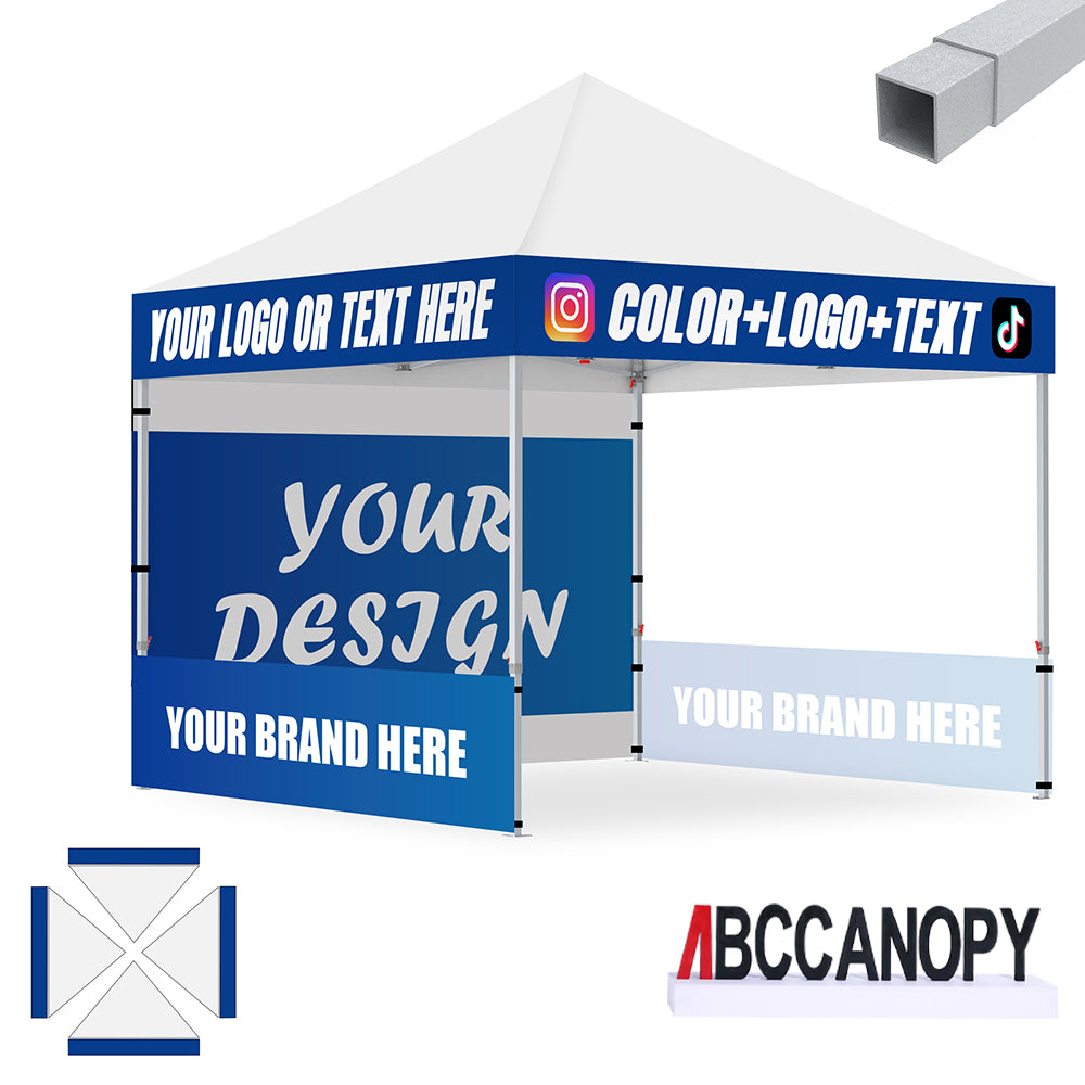 S2 Crux Start™-Core Custom Canopy Tent Square Tube 10x10, 10x15, 10x20