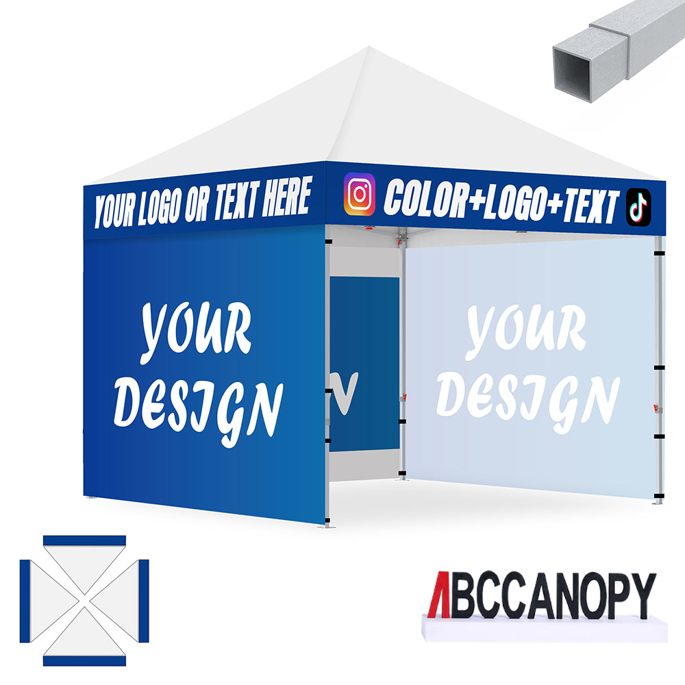 S2 Crux Start™-Core Custom Canopy Tent Square Tube 10x10, 10x15, 10x20